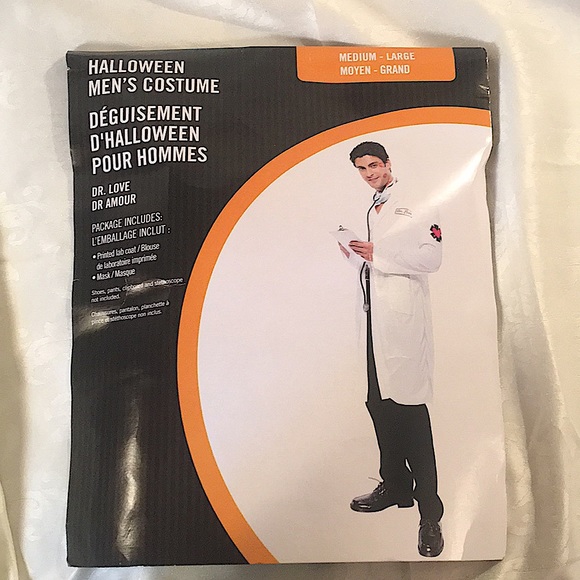 Dr. Love Halloween costume lab coat - Picture 1 of 3